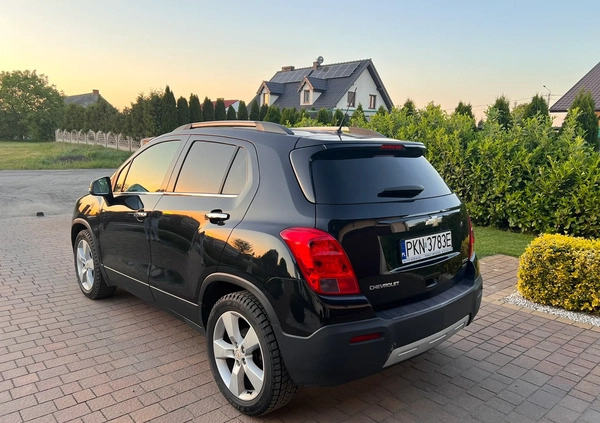 Chevrolet Trax cena 42500 przebieg: 113677, rok produkcji 2013 z Konin małe 79